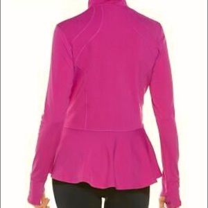 Coolibar Hot Pink Diamond Cove Swim Jacket UV50  M